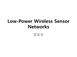 Low-Power Wireless Sensor Networks