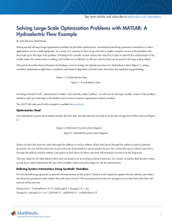 Solving Large-Scale Optimization Problems with