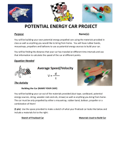 4 Lab Building Potential Energy Cars