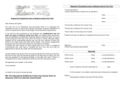 NB: The Educational Entitlement Team may impose fines for