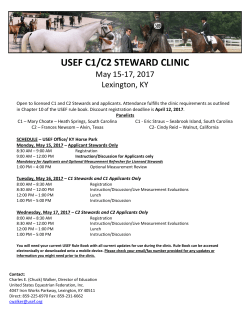 usef c1/c2 steward clinic - Support