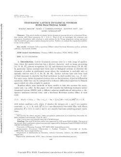 Stochastic Lattice Dynamical Systems with Fractional Noise | SIAM