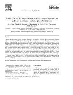 G. Chini Zittelli-Production of eicosapentaenoic acid by