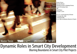 4. Role Dynamics in the Smart Citizen Kit Project