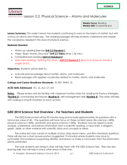 Unit 2.2 Handout 3 - Minnesota Literacy Council