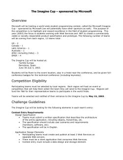 Regional .NET competition 03 guidelines