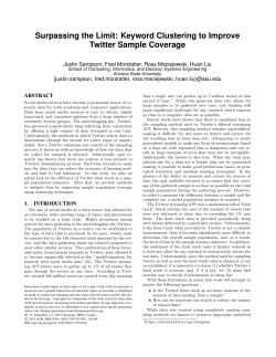 Surpassing the Limit: Keyword Clustering to