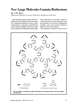 New Large Molecules Contain Ruthenium