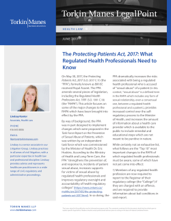The Protecting Patients Act, 2017