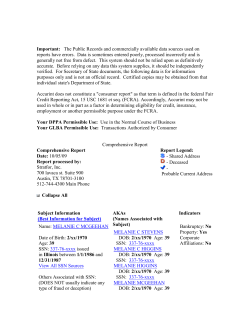 Top of Form Important: The Public Records and commercially