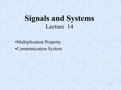 Chapter 8 Communication Systems