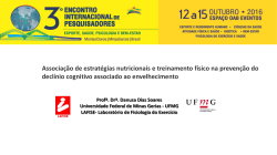 Associa&ccedil;&atilde;o de estrat&eacute;gias nutricionais e treinamento f&iacute;sico
