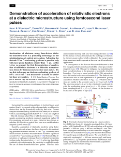 Demonstration of acceleration of relativistic electrons at a dielectric