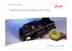 Danfoss and Controls for CO2
