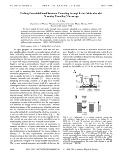 Probing Potential-Tuned Resonant Tunneling