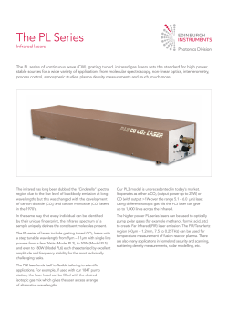the PL Series - CO2 Gas Lasers