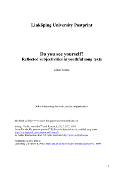 Do you see yourself?