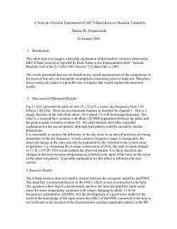 A Note on Possible Explanation of GBT S