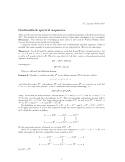 Grothendieck spectral sequences