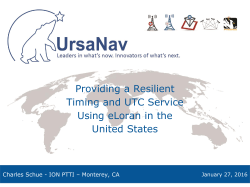 Providing a Resilient Timing and UTC Service Using