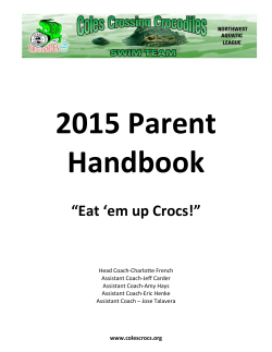 Crocs Parent Handbook 2015