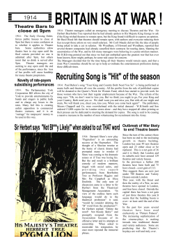 1914: Bernard Shaw`s new play &ldquo;Pygmalion&rdquo; is an astounding