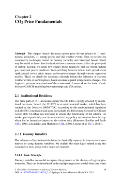 CO2 Price Fundamentals