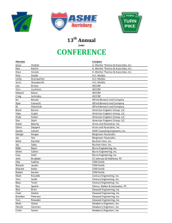 13th Joint Conference Registration