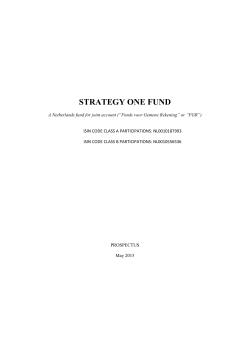 strategy one fund - Privium Fund Management