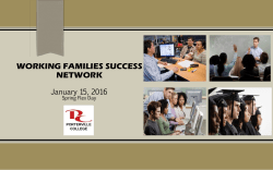 Working Families Success Network