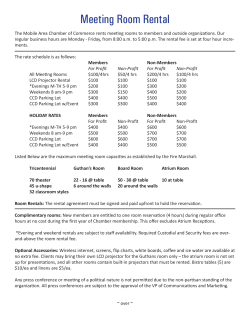 Meeting Room Rental - Mobile Area Chamber of Commerce