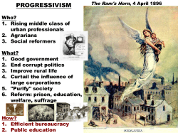 Texas progressivism differed from previous reform movements