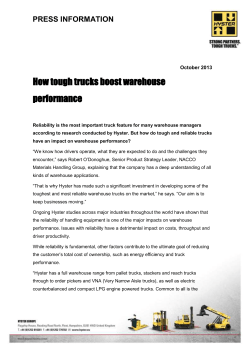 How tough trucks boost warehouse performance