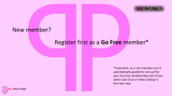 New member? Register first as a Go Free member