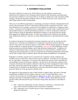 8 Pavement Evaluation - American Association of State