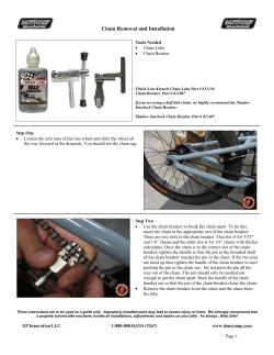 Chain Removal and Installation