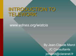 introduction to telework