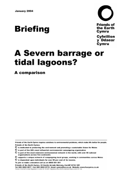 A Severn barrage or tidal lagoons?