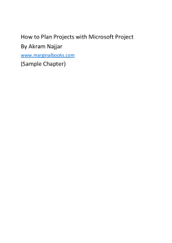 How to Plan Projects with Microsoft Project By