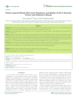 Articles Patient-reported Needs, Non