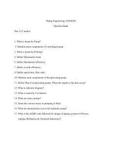 Piping Engineering important questions (consolidated with Himanshu)