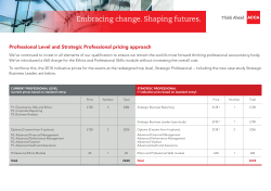 Embracing change. Shaping futures.