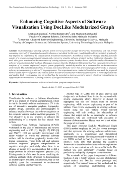 Enhancing Cognitive Aspects of Software Visualization Using