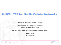 Design of SNACK Mechanism for Wireless TCP