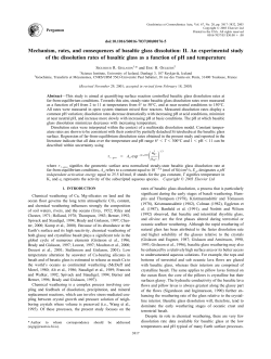 Mechanism, rates, and consequences of basaltic glass dissolution: II