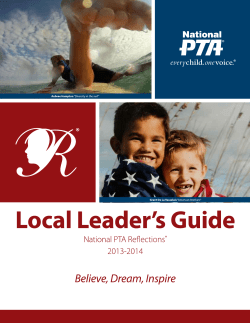 1. National PTA Reflections - Amazon Simple Storage Service (S3)