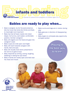 Babies are ready to play when