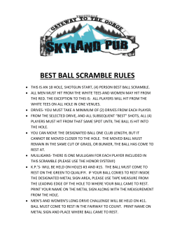 best ball scramble rules