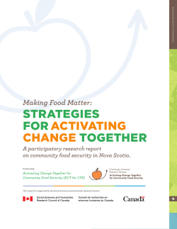 StrategieS for activating change together