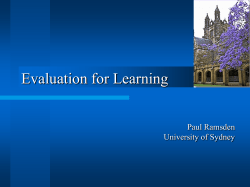 Assessment and Scholarship